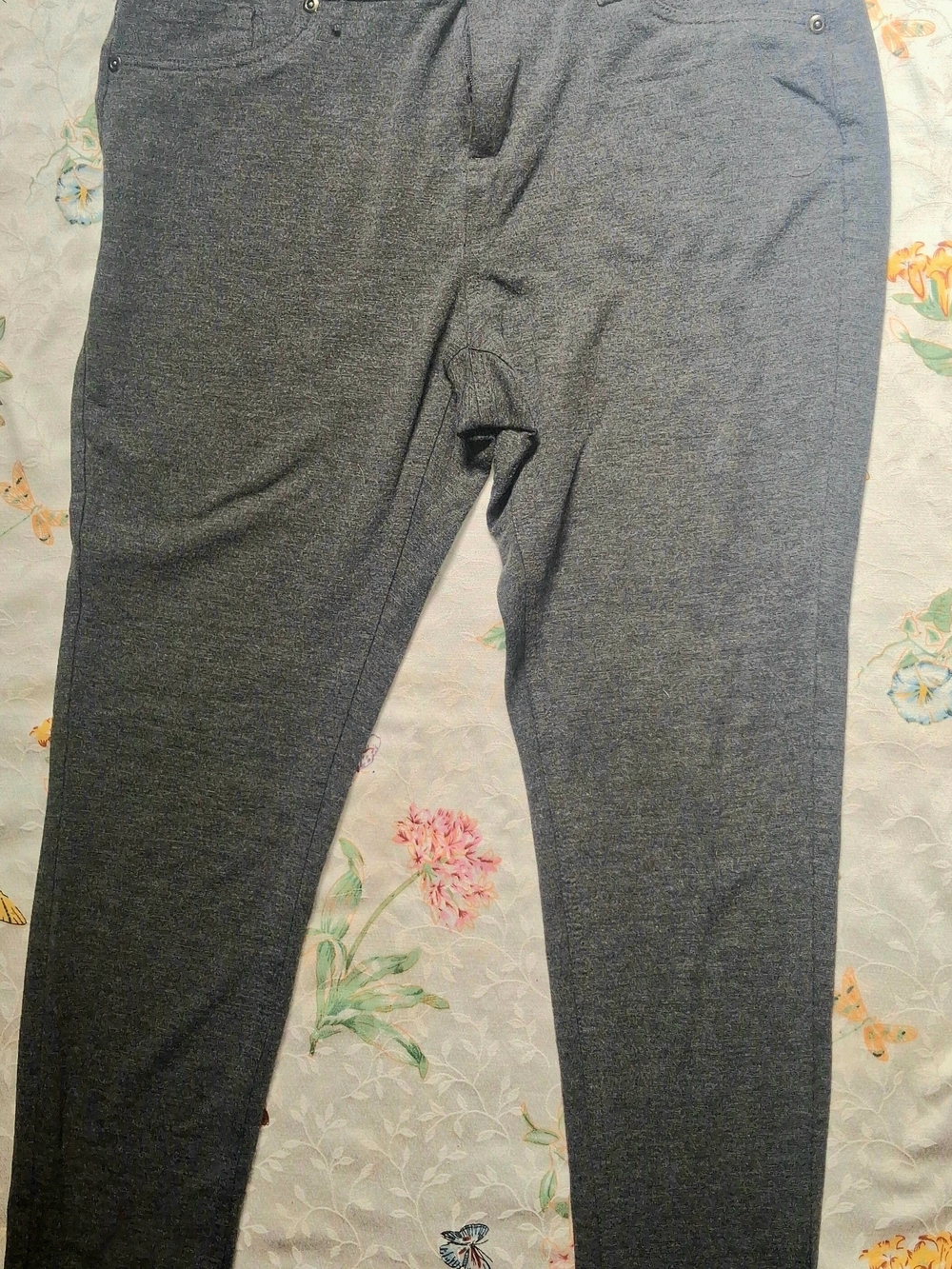Versona Women's Dark Gray Skinny Ponte Pants